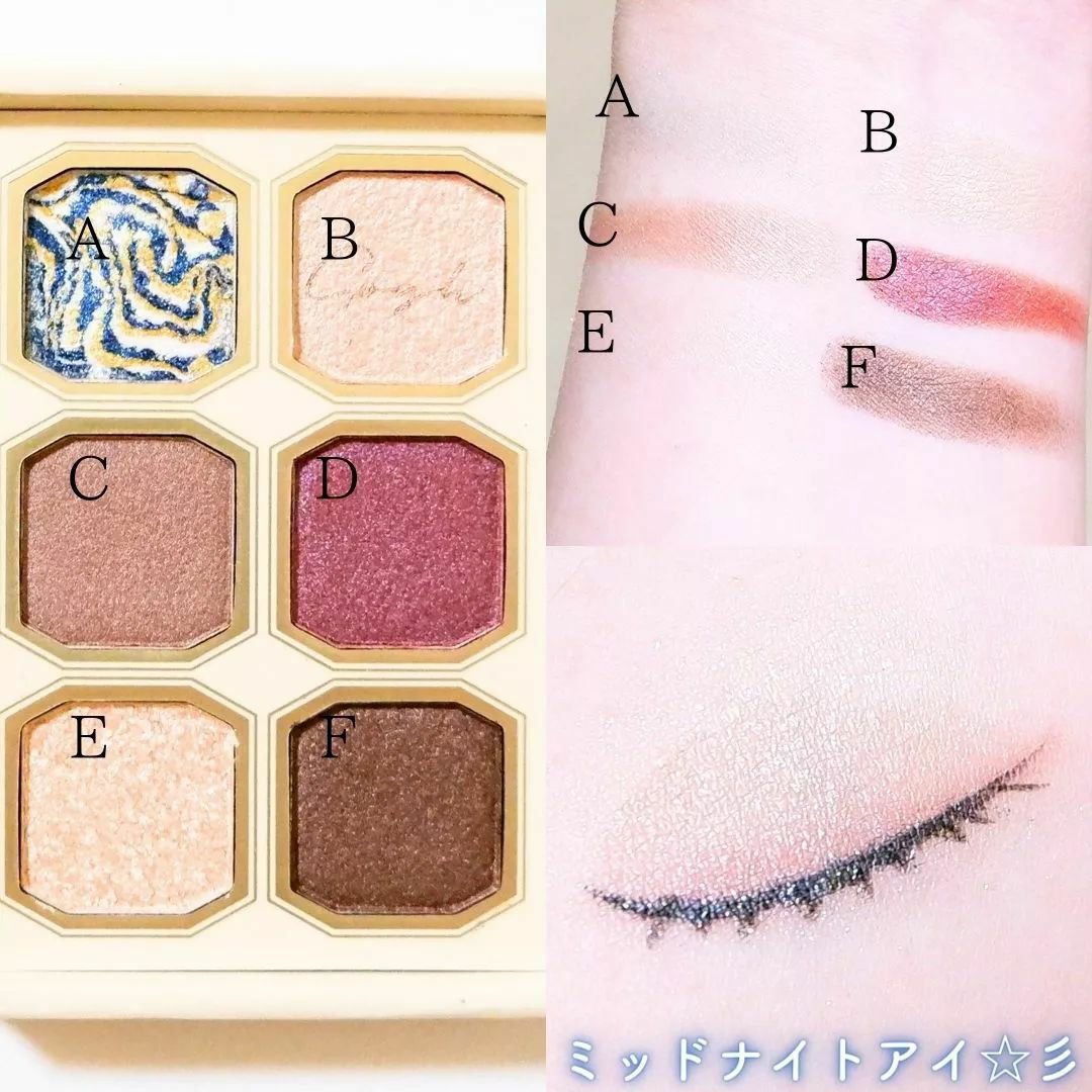 絵画アイシャドウパレット 08 星月夜/MilleFée/アイシャドウパレットを使ったクチコミ（2枚目）
