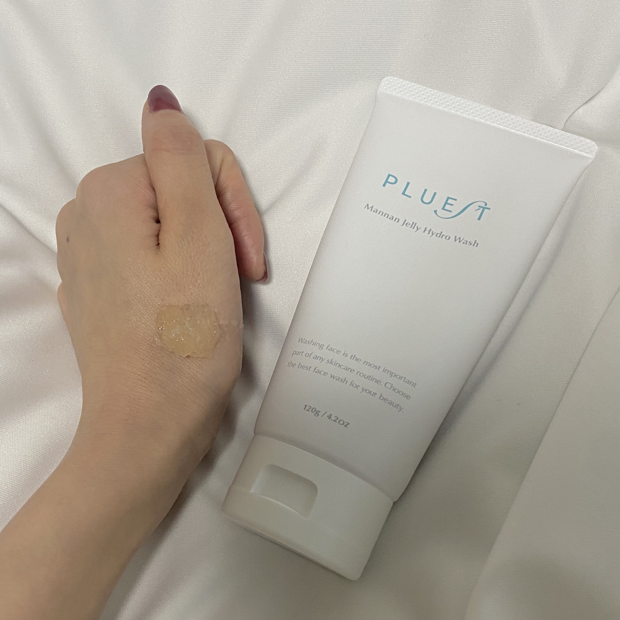 マンナンジェリーハイドロウォッシュ/PLUEST/洗顔料を使ったクチコミ（2枚目）