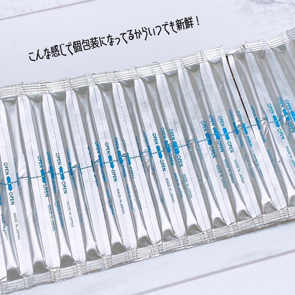 necess まつげ美容液綿棒 /コジット/まつげ美容液を使ったクチコミ(3枚目)