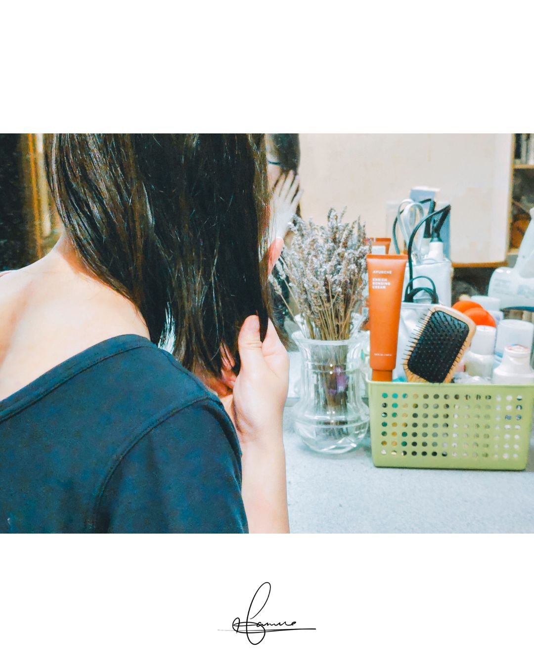 AYUNCHE エンリッチ ボンディングクリームのクチコミ「#アユンチュ #AYUNCHE @ayunche_japan さんから #ボンディングクリーム.....」（2枚目）