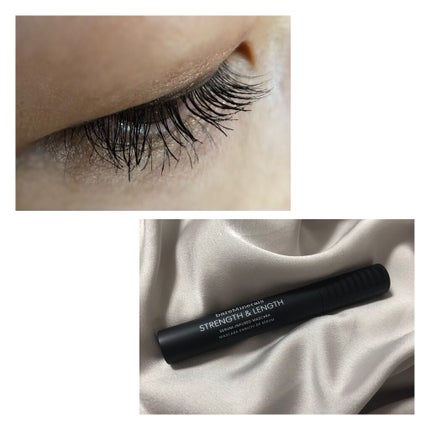bareMinerals ストレングス & レングス セラム インフューズド マスカラのクチコミ「ベアミネラル 
ストレングス&レングス 
セラム インフューズド マスカラ
▪️2020年1.....」(2枚目)
