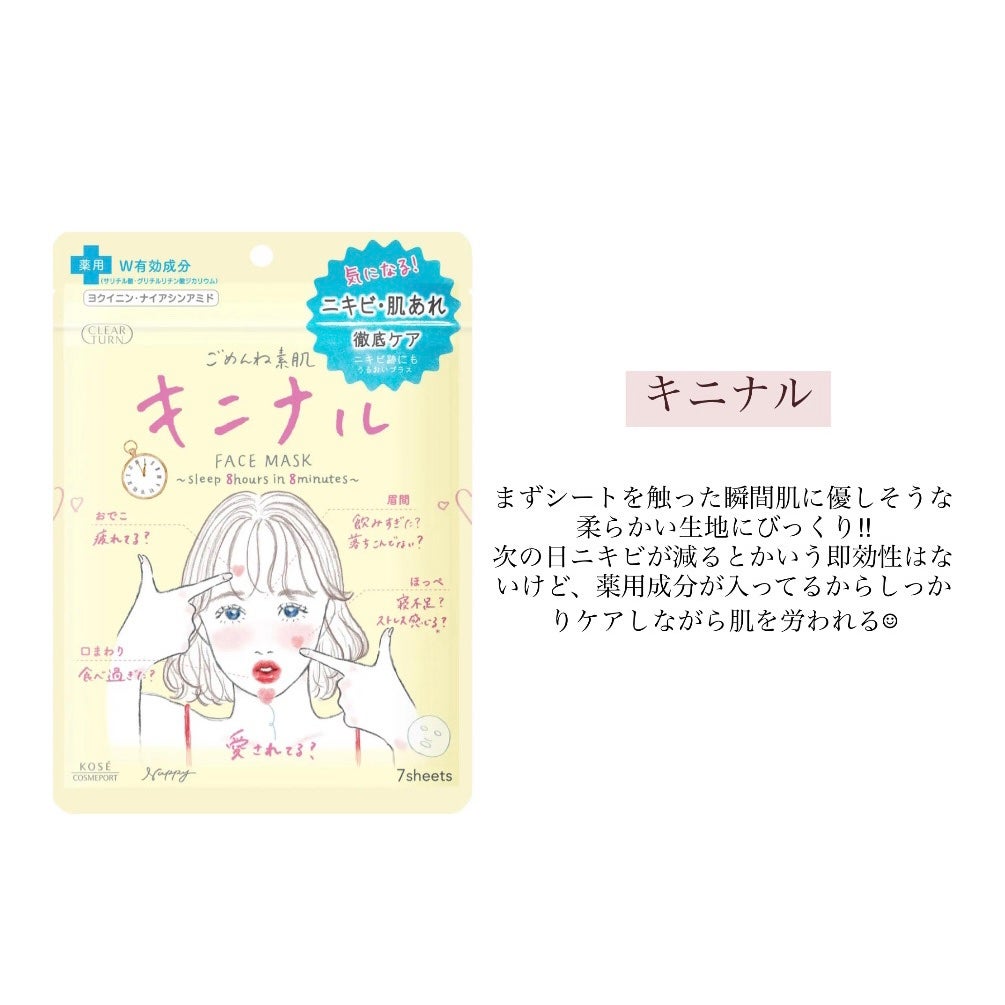 うるうるBOMBマスク/クリアターン/シートマスク・パックを使ったクチコミ(4枚目)