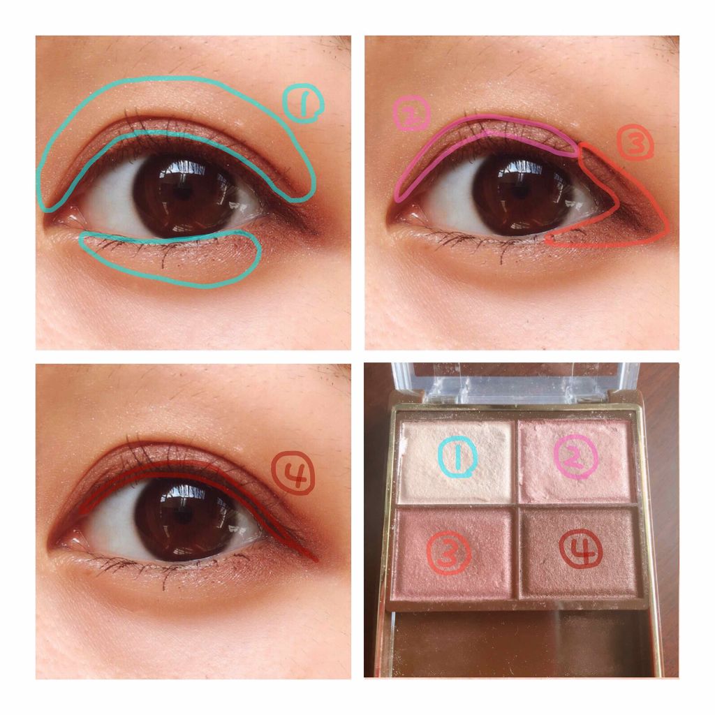 スキニーリッチシャドウ/excel/アイシャドウパレットを使ったクチコミ(2枚目)