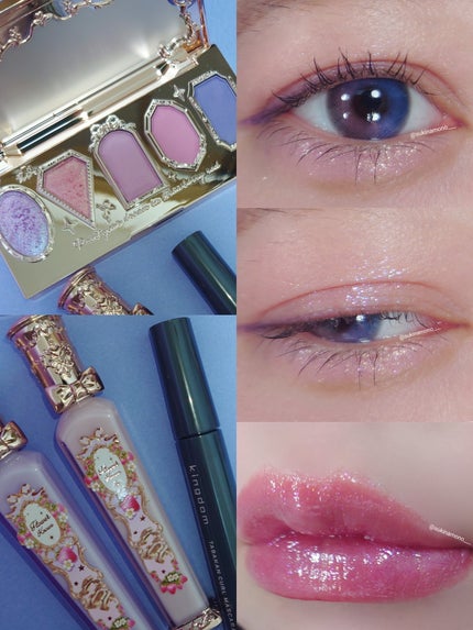 ストロベリーロココ アイシャドウパレット/FlowerKnows/アイシャドウパレットを使ったクチコミ(2枚目)