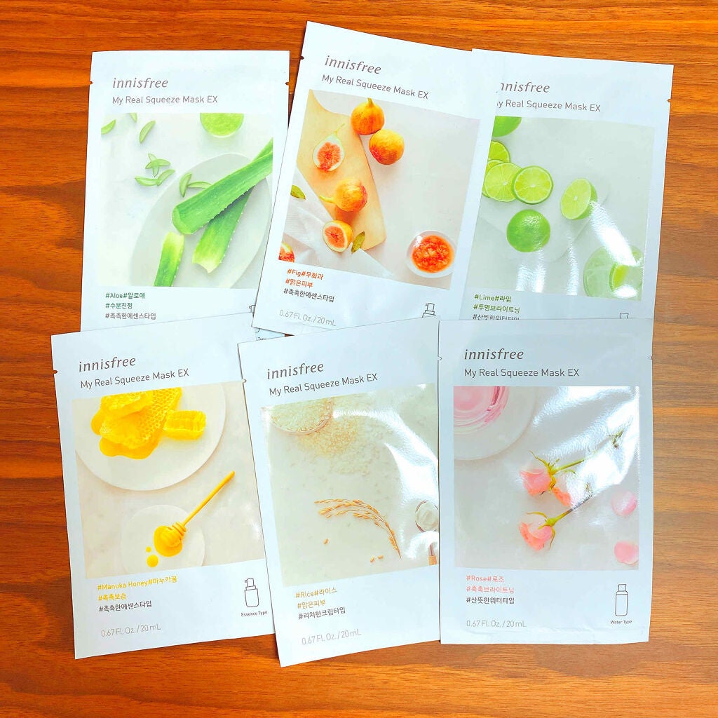 マイリアル スクイーズ マスクシート/innisfree/シートマスク・パックを使ったクチコミ(1枚目)