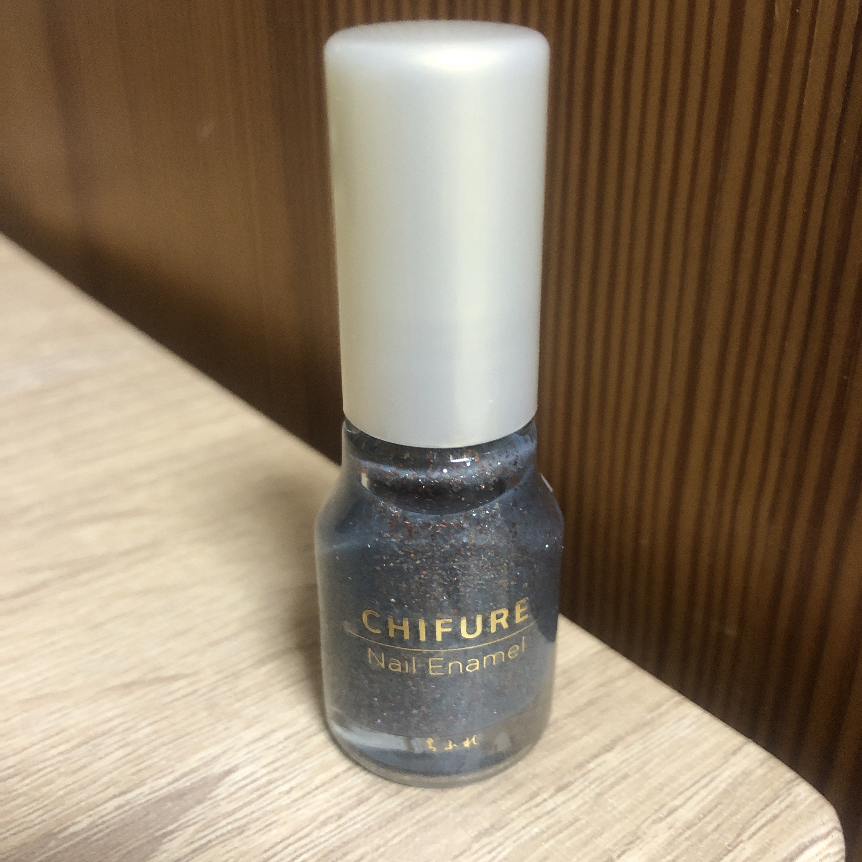 ネイル エナメル 049 グレー系ラメ/ちふれ/マニキュアを使ったクチコミ（1枚目）