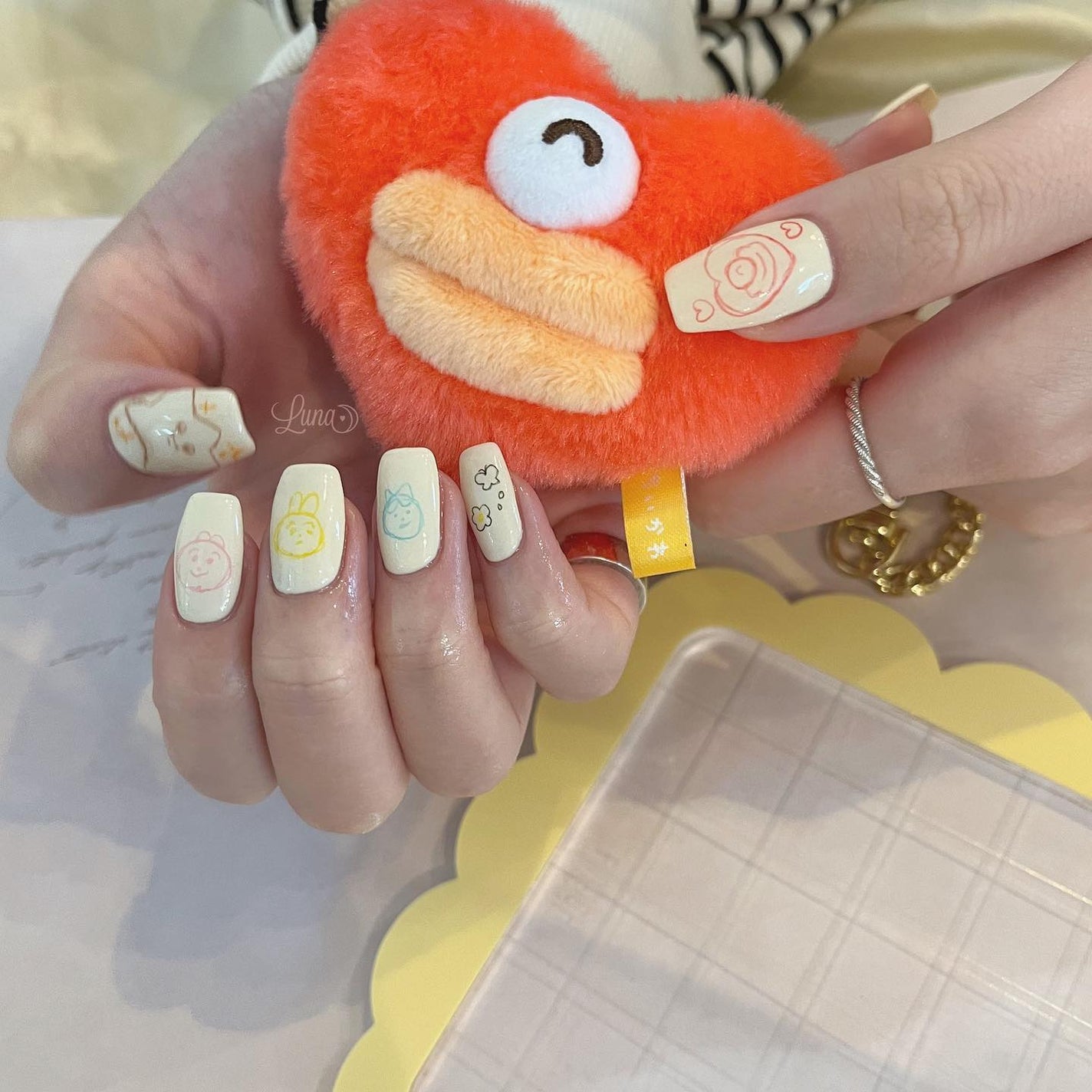 Iuna. Mizuki on LIPS 「.ちいかわちゃん達らくがき🫶🏻#nail#nailstagra..」(1枚目)