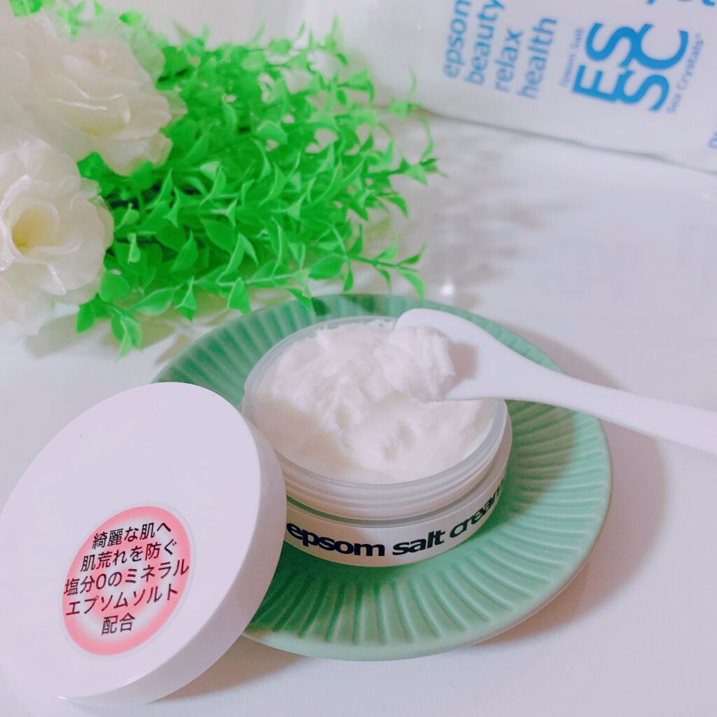 エプソムソルトクリーム/sea crystals/ボディクリームを使ったクチコミ（2枚目）