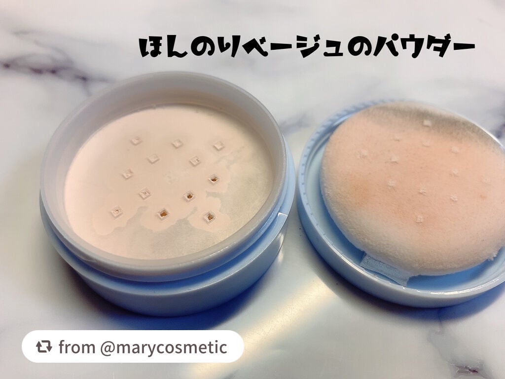 ノーセバム モイスチャーパウダー/innisfree/プレストパウダーを使ったクチコミ(2枚目)
