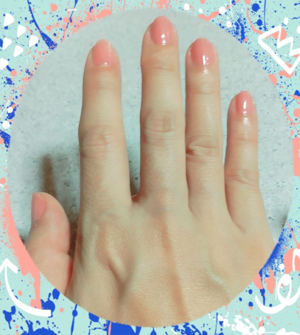 gene TOKYO ネイル ベージュ/DAISO/マニキュアを使ったクチコミ（2枚目）