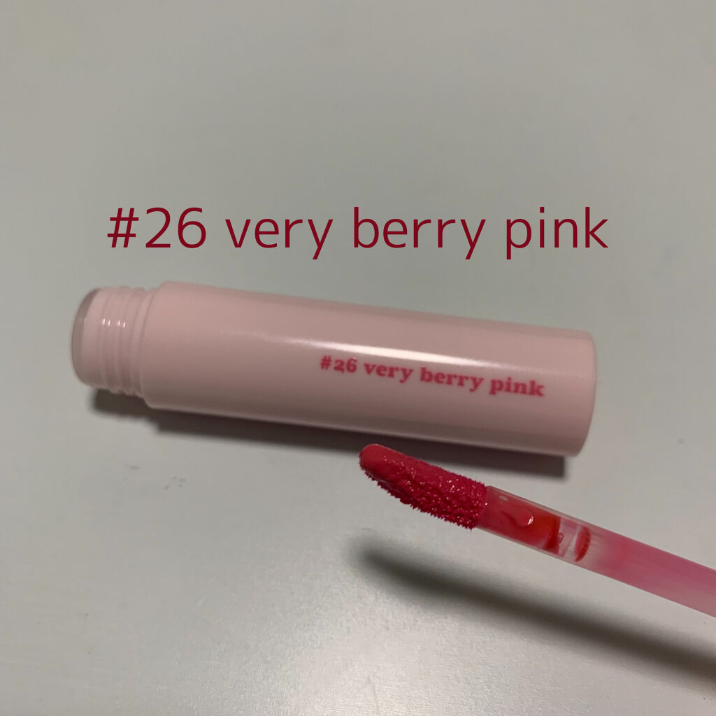 ジューシーラスティングティント/rom&nd/リップティントを使ったクチコミ（3枚目）