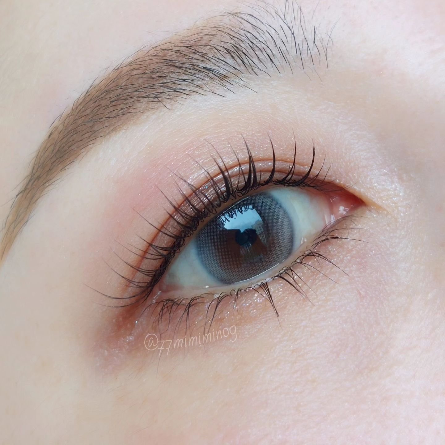 デューイクリスティン グレー/Hapa kristin/カラーコンタクトレンズを使ったクチコミ（2枚目）