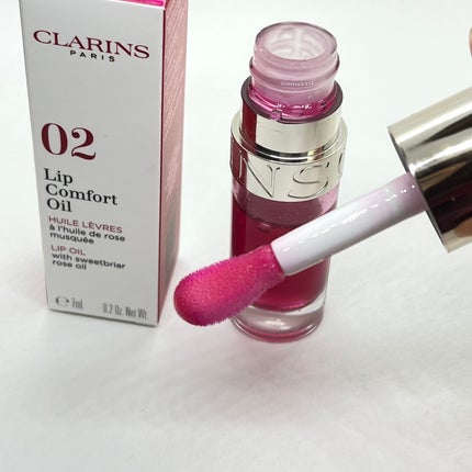 リップコンフォートオイル/CLARINS/リップグロスを使ったクチコミ(2枚目)