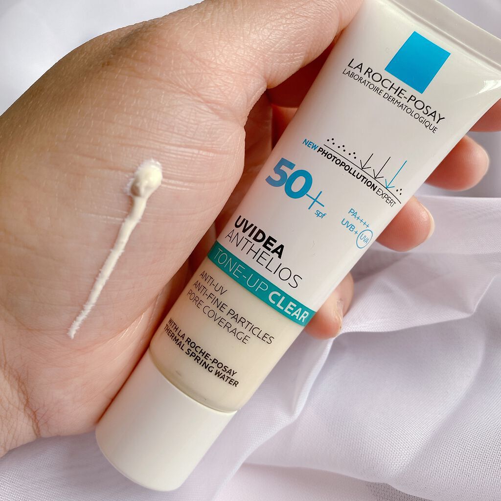 UVイデア XL プロテクショントーンアップ クリア/ラ ロッシュ ポゼ/化粧下地を使ったクチコミ（3枚目）