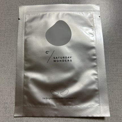 ブライトニング目元パックC+/Saturday Wonders/シートマスク・パックを使ったクチコミ(1枚目)