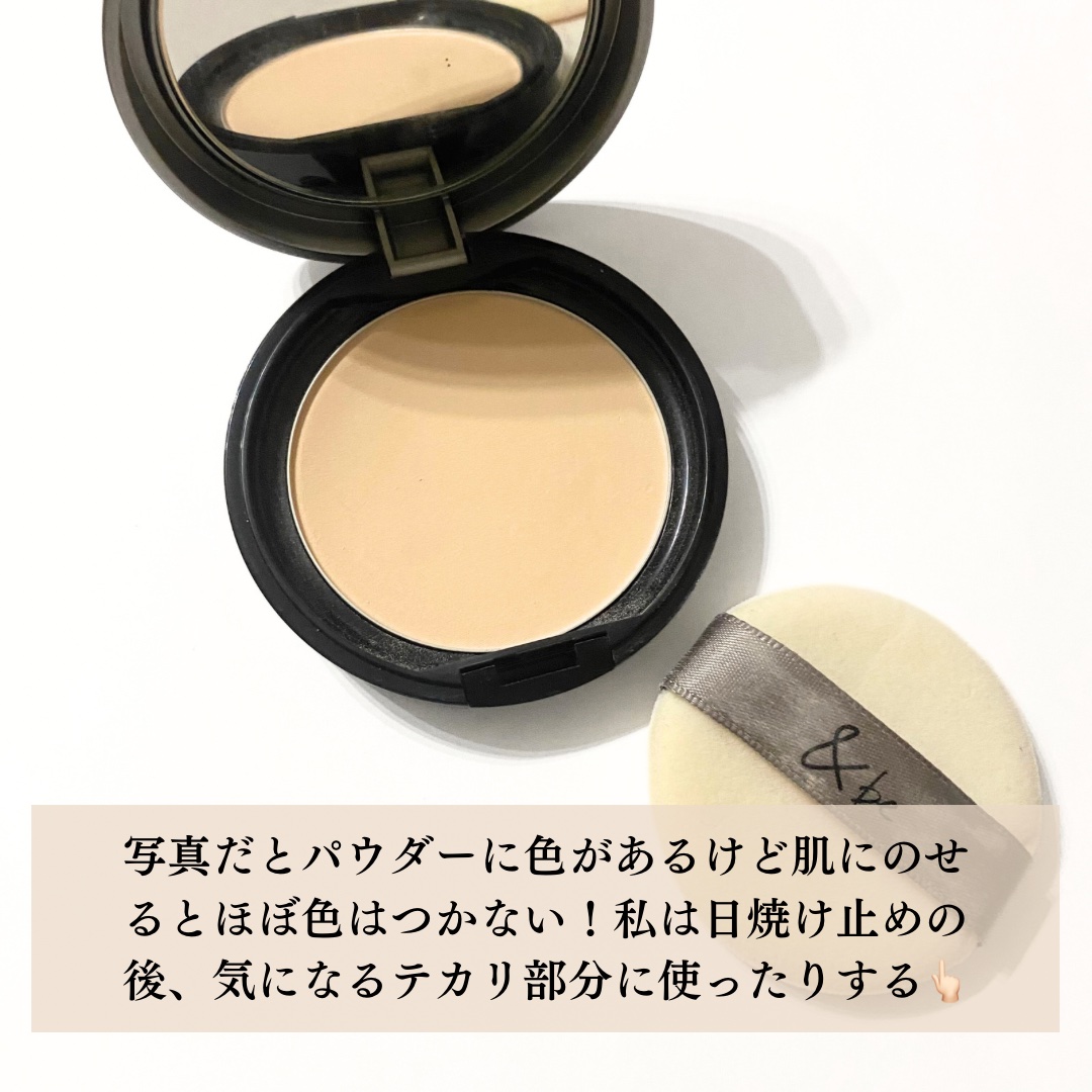 プレストクリアパウダー/＆be/プレストパウダーを使ったクチコミ（2枚目）
