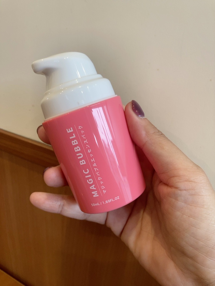 マジックバブルエッセンスパック（ピンク） /BAKER7/洗い流すパック・マスクを使ったクチコミ（2枚目）