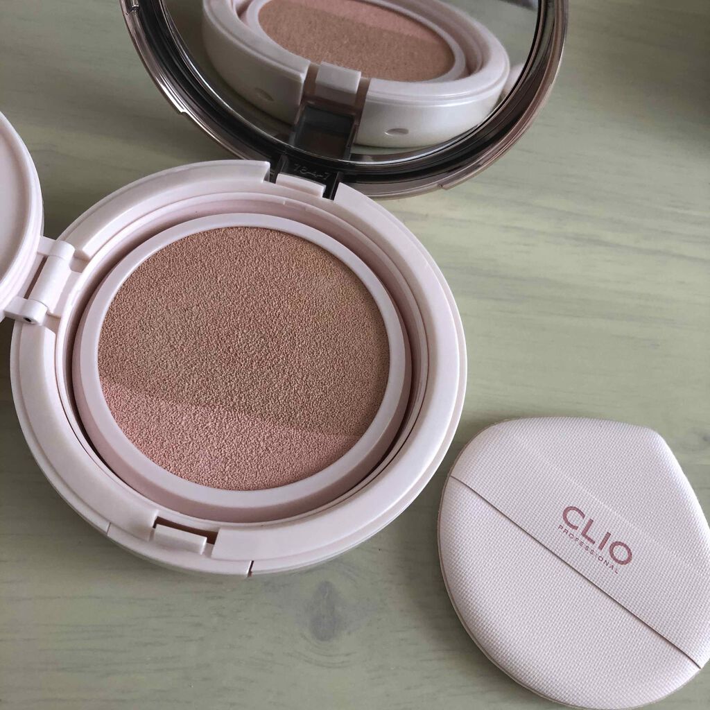 NUDISM MOIST COVER CUSHION/CLIO/クッションファンデーションを使ったクチコミ（2枚目）