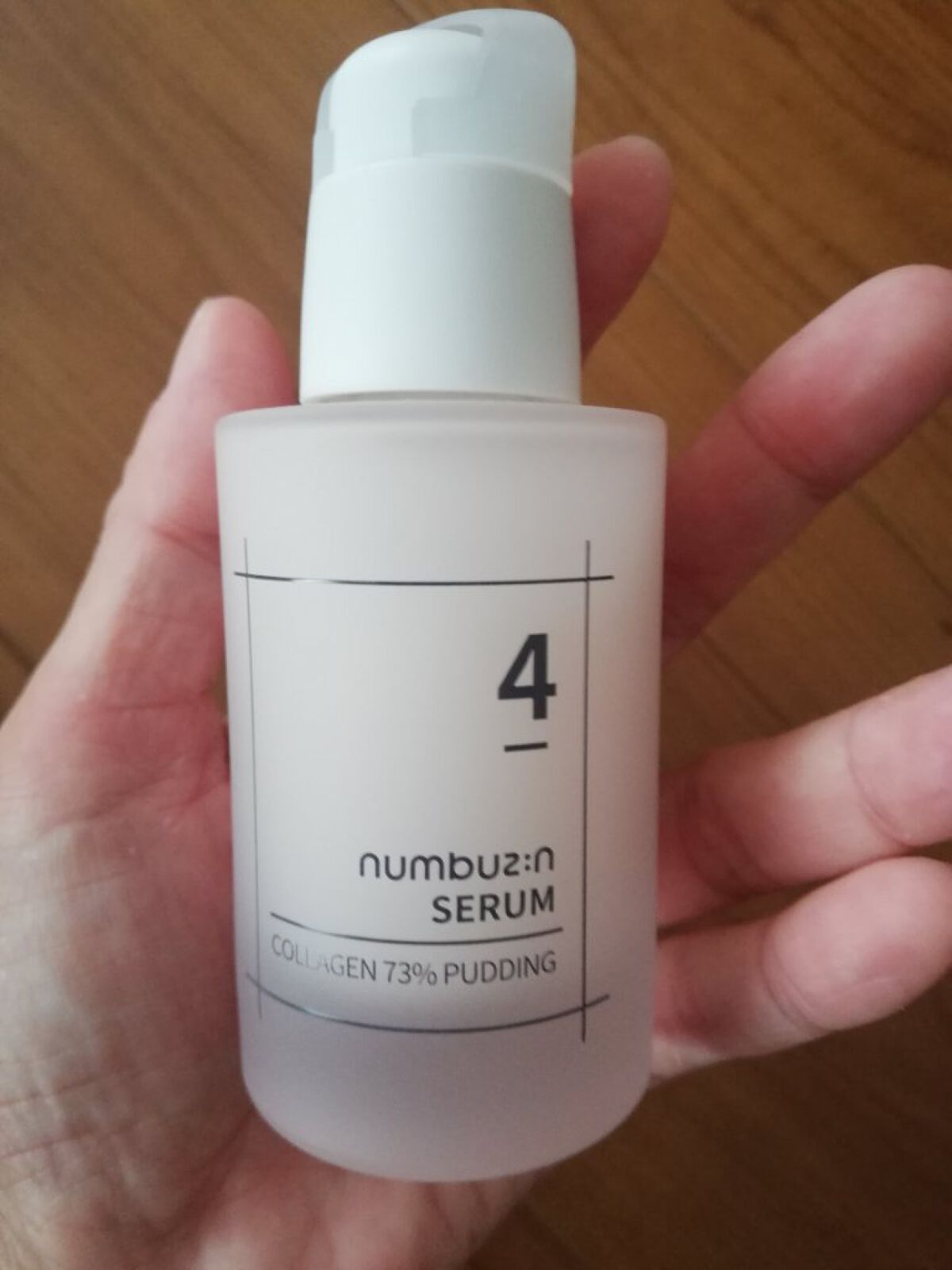 4番 ぷるんとコラーゲン73%セラム/numbuzin/美容液を使ったクチコミ（1枚目）