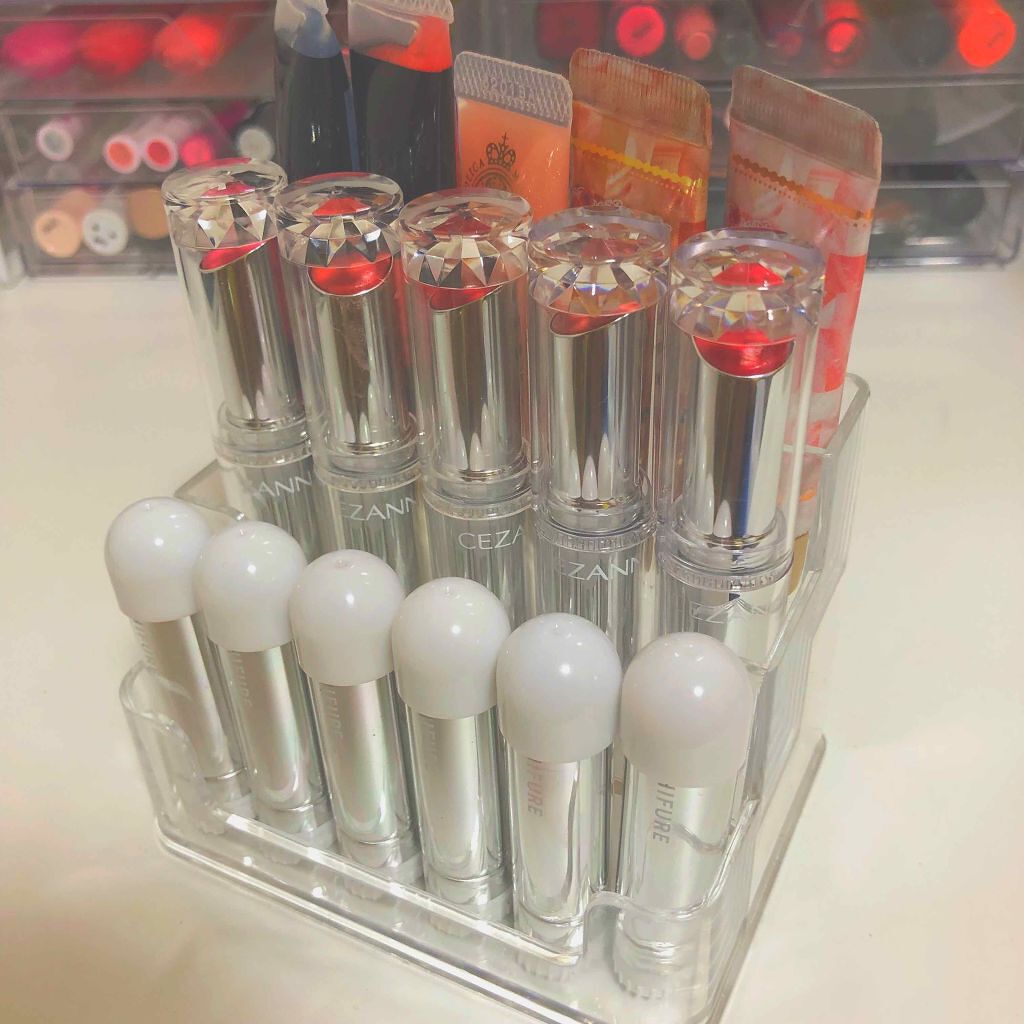 ラスティンググロスリップ/CEZANNE/口紅を使ったクチコミ(1枚目)