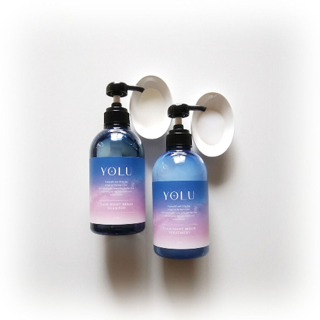 カームナイトリペアシャンプー/トリートメント/YOLU/市販シャンプーを使ったクチコミ(1枚目)