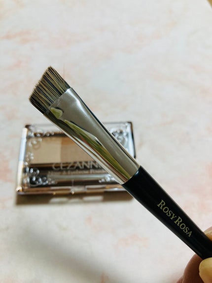 ノーズ&アイブロウパウダー/CEZANNE/パウダーアイブロウを使ったクチコミ(4枚目)