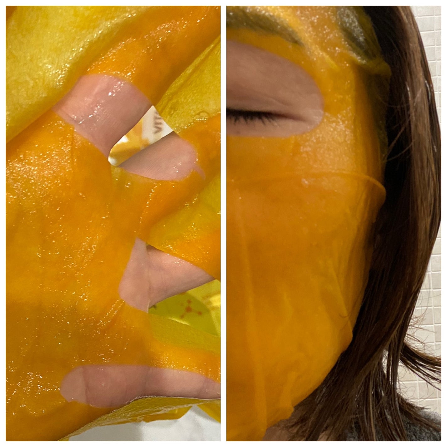 5番 白玉グルタチオンCふりかけマスク/numbuzin/シートマスク・パックを使ったクチコミ(2枚目)