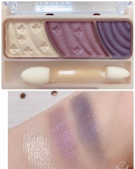 トーンアップアイシャドウ/CEZANNE/アイシャドウパレットを使ったクチコミ(2枚目)