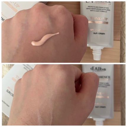 ウォータフルトーンアップサンクリーム/ダルバ/日焼け止めクリームを使ったクチコミ(3枚目)