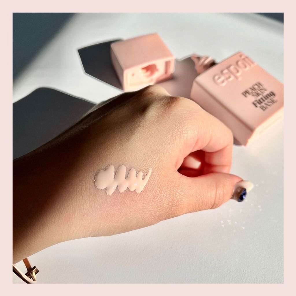 ピーチスキンフィッティングベース/espoir/化粧下地を使ったクチコミ（3枚目）