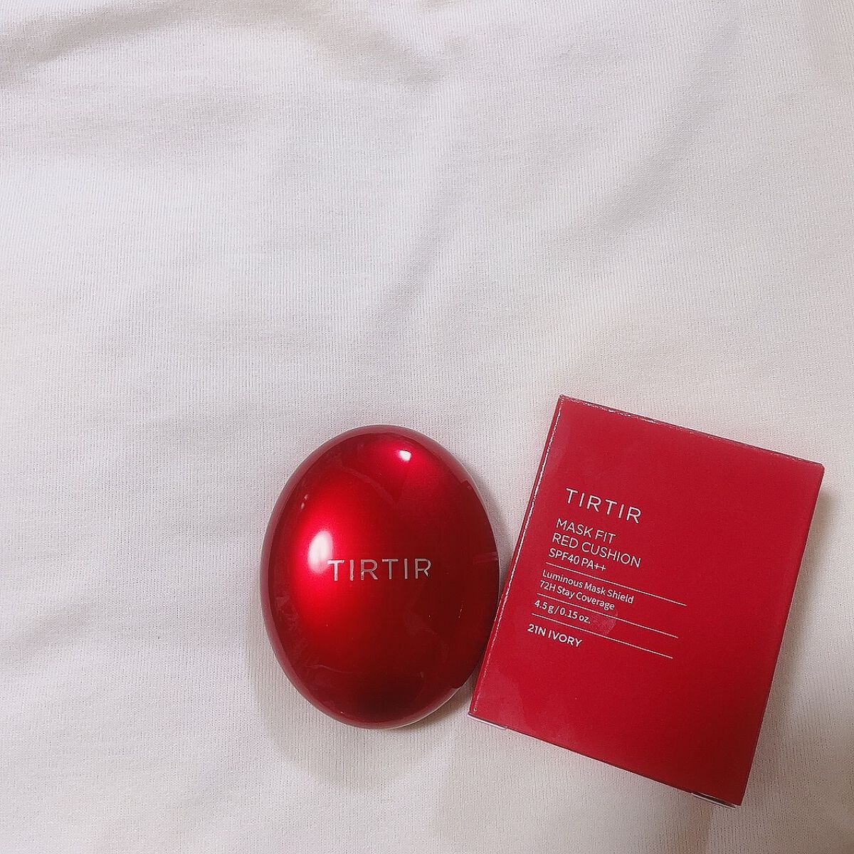 マスク フィット レッド クッション/TIRTIR(ティルティル)/クッションファンデーションを使ったクチコミ（1枚目）