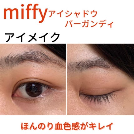miffy アイシャドウ/ミッフィー メイクアップシリーズ/単色アイシャドウを使ったクチコミ(3枚目)