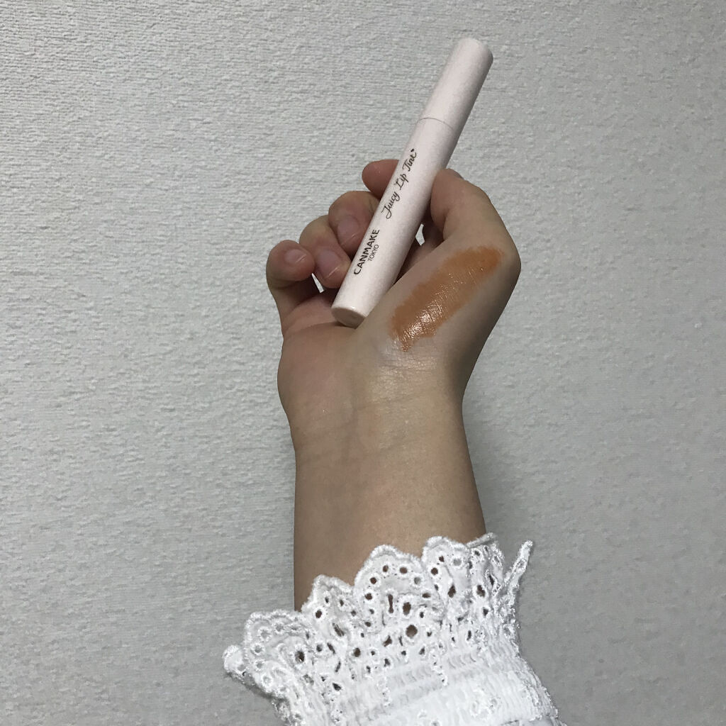 ジューシーリップティント/キャンメイク/口紅を使ったクチコミ（3枚目）