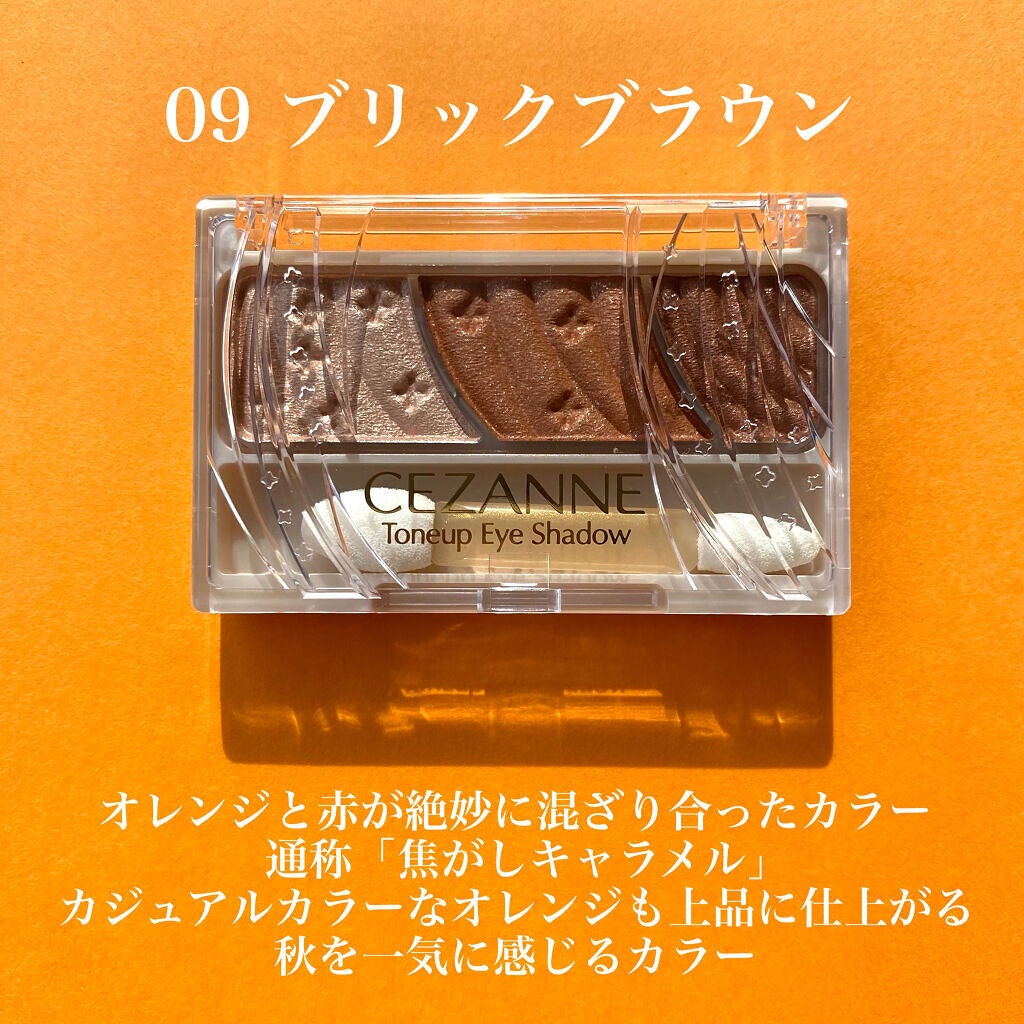 トーンアップアイシャドウ/CEZANNE/アイシャドウパレットを使ったクチコミ(2枚目)