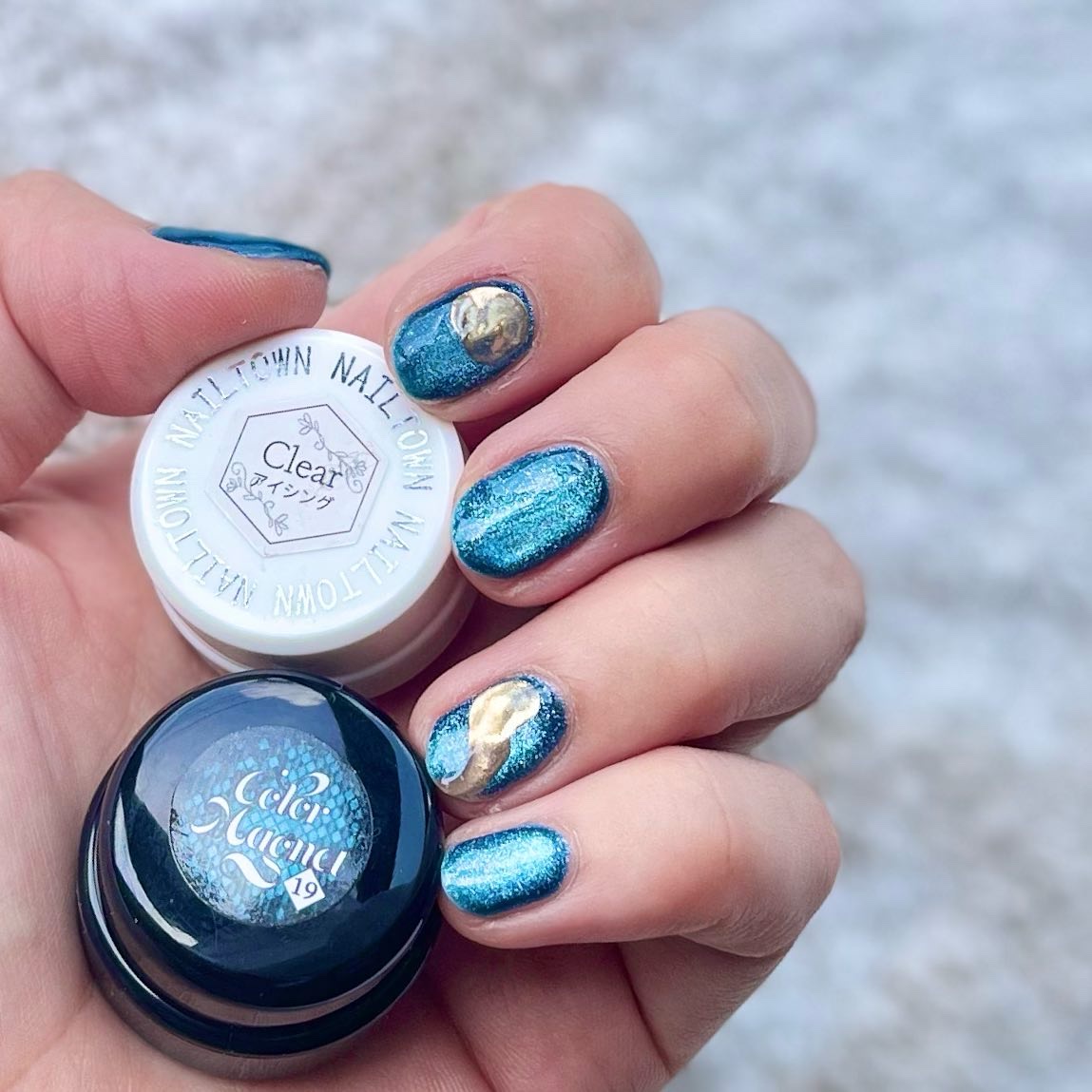 マグネットジェル 19/ネイル工房/ジェルネイルを使ったクチコミ（1枚目）