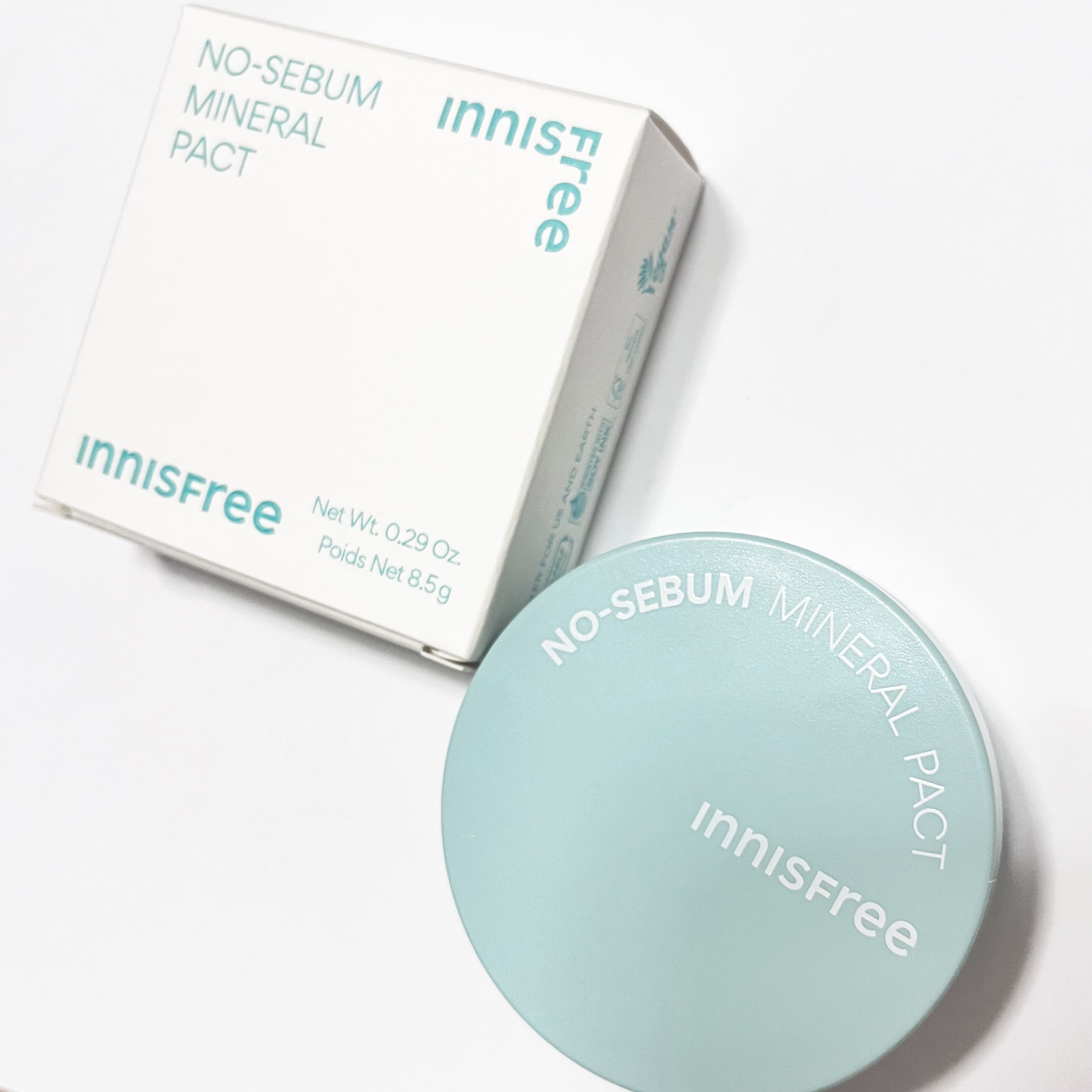 ノーセバム　ミネラルパクト　S ノーセバム ミネラルパクト/innisfree/プレストパウダーを使ったクチコミ（1枚目）