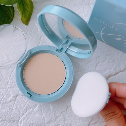 スムースフィットファンデーション/mileda/パウダーファンデーションを使ったクチコミ(3枚目)