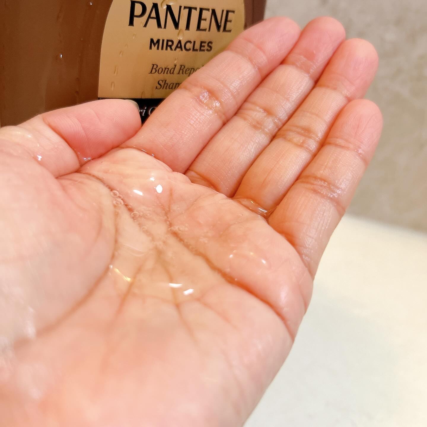 ミラクルズ うねりコントロール&リペア ボンドリペア シャンプー/トリートメント/パンテーン/市販シャンプーを使ったクチコミ（3枚目）