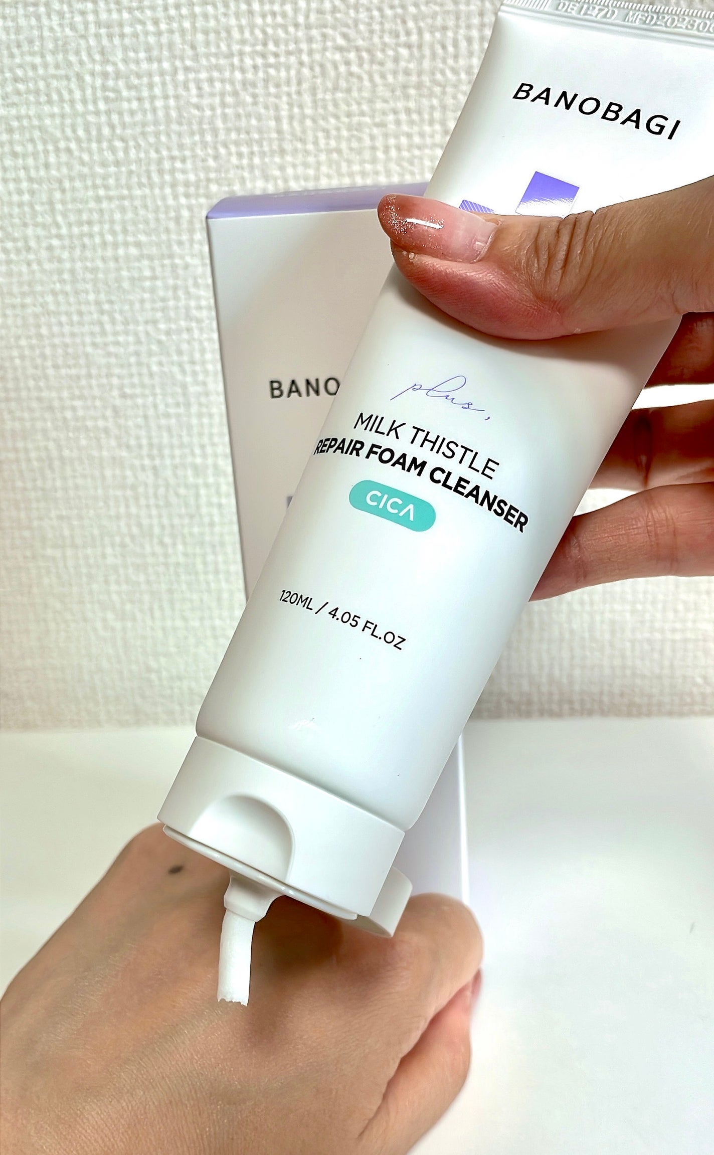 ミルクシスルリペアシカフォームクレンザー プラス/BANOBAGI/洗顔フォームを使ったクチコミ(2枚目)