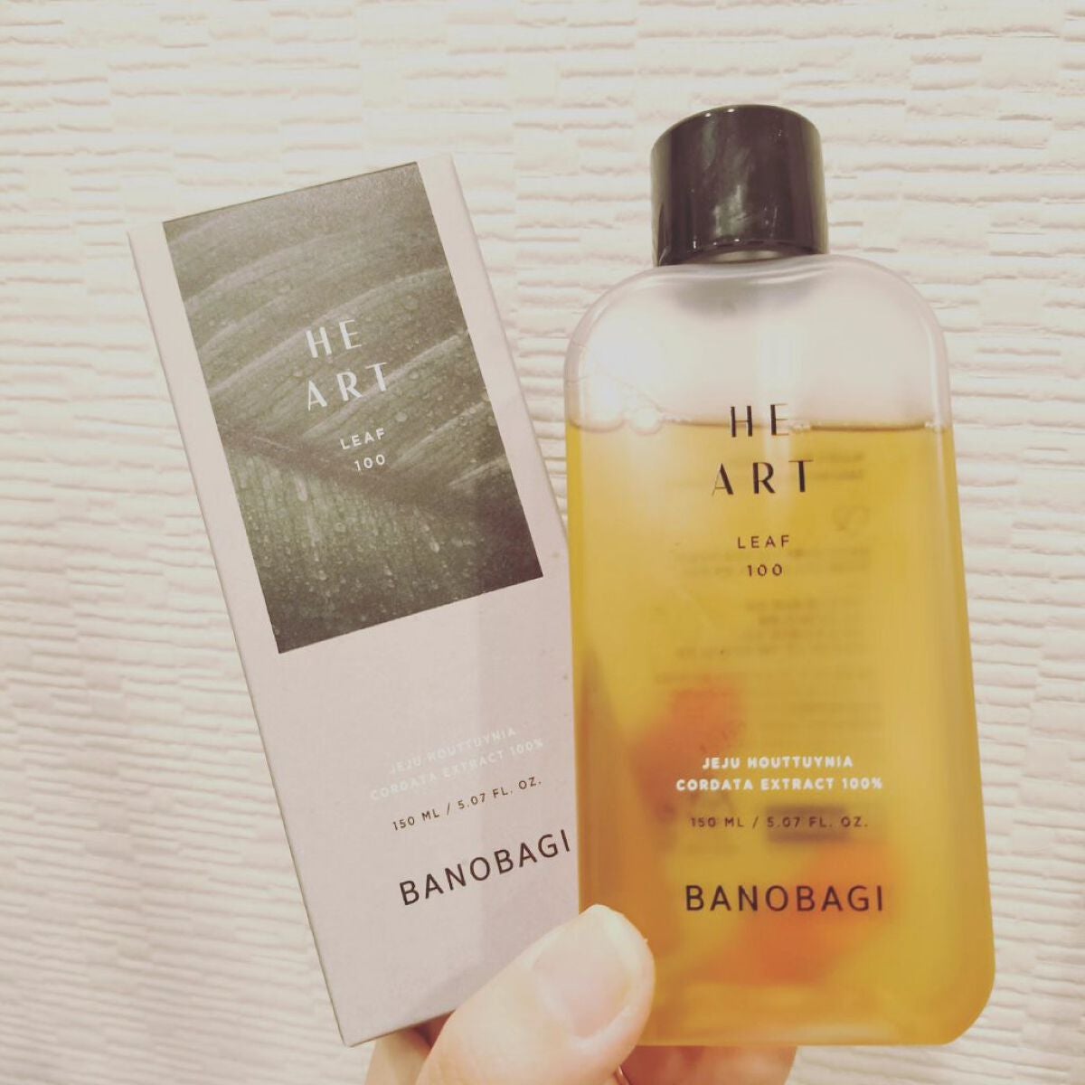 ハートリーフ100エッセンス/BANOBAGI/化粧水を使ったクチコミ(1枚目)