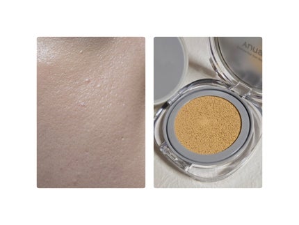 セミグロウベールクッション/Anua/クッションファンデーションを使ったクチコミ(5枚目)