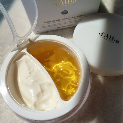 ホワイトトリュフダブルセラムアンドクリーム/ダルバ/フェイスクリームを使ったクチコミ(1枚目)