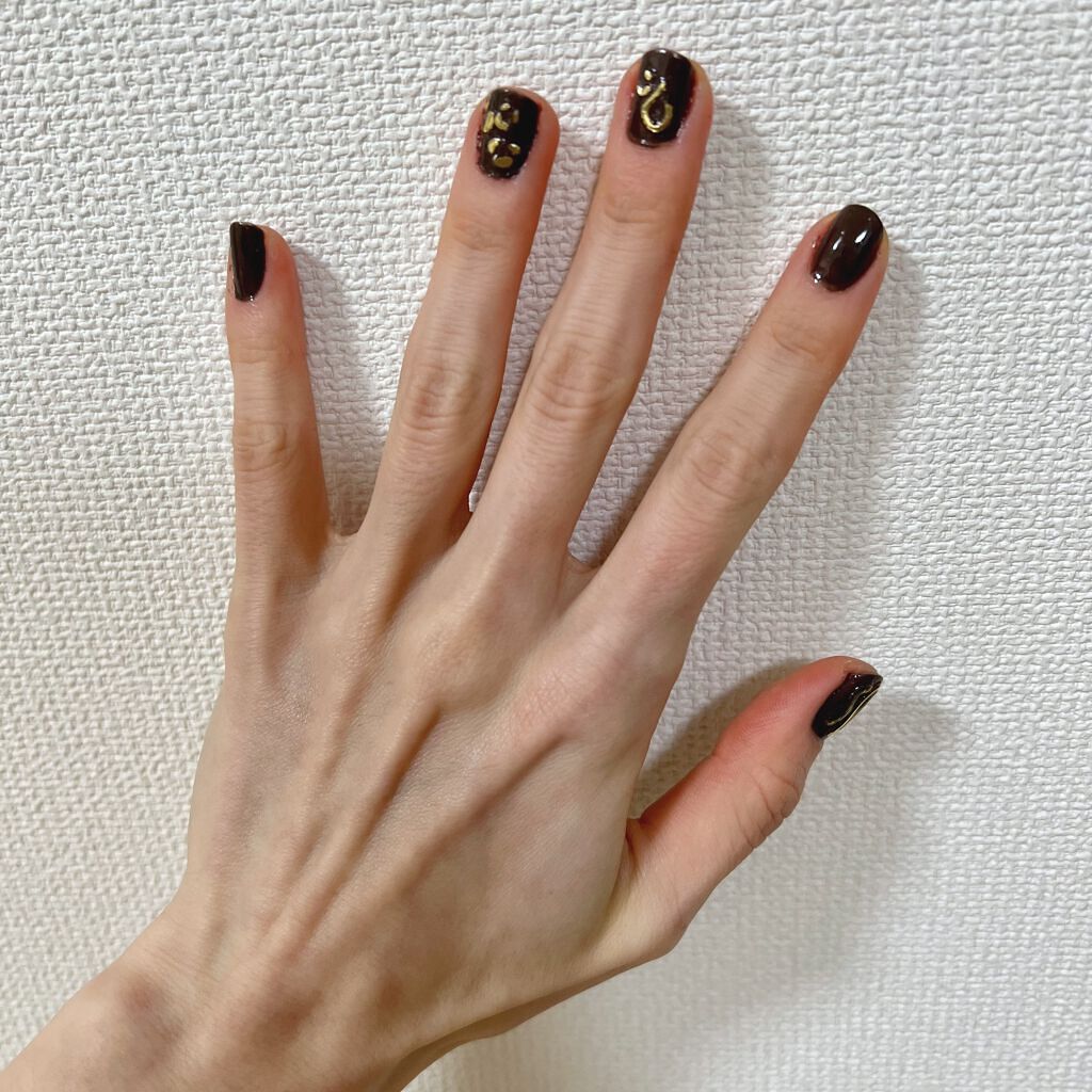 ネイルシール/DAISO/ネイルシールを使ったクチコミ（2枚目）