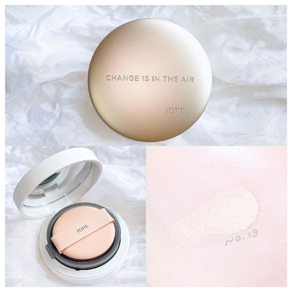 エアクッション カバー 21 ライトベージュ/IOPE/クッションファンデーションを使ったクチコミ（1枚目）