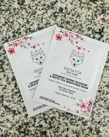 SNOW FOX SKINCARE 桜＆ホワイトティー スムージング マスクのクチコミ「Snow Fox Skincare桜＆ホワイトティー スムージングマスクを使用しました🌸

内.....」（1枚目）