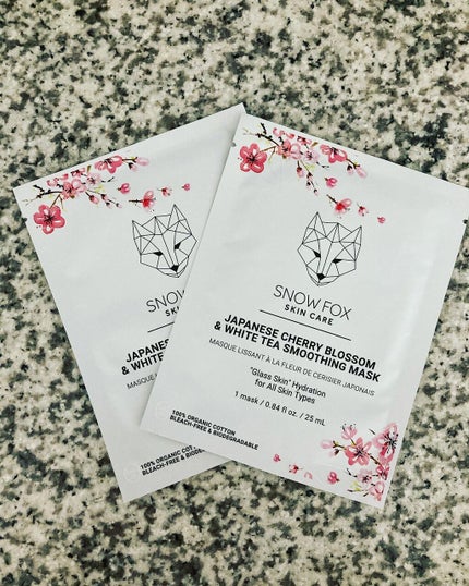 桜&ホワイトティー スムージング マスク/SNOW FOX SKINCARE/シートマスク・パックを使ったクチコミ(1枚目)