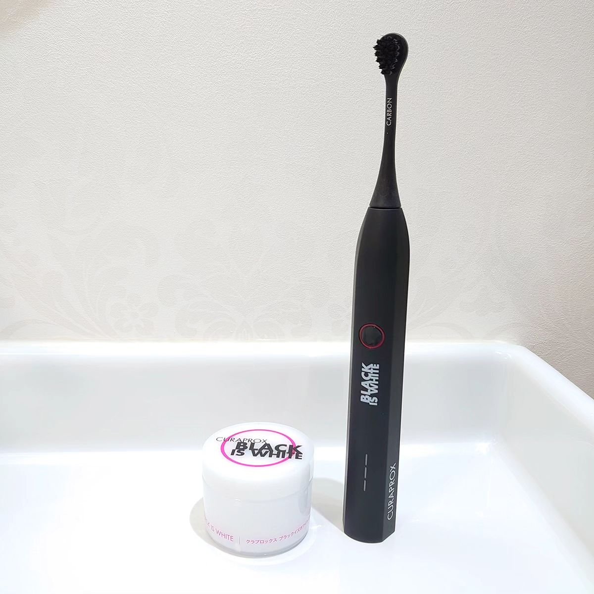 ブラックイズホワイト粉歯磨き /CURAPROX/歯磨き粉を使ったクチコミ（1枚目）