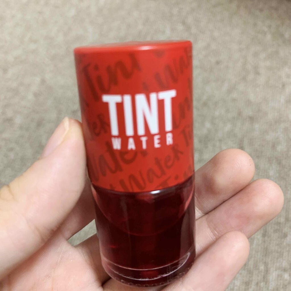ティントウォーター 01 CHERRY JUICE/PERIPERA/口紅を使ったクチコミ（1枚目）
