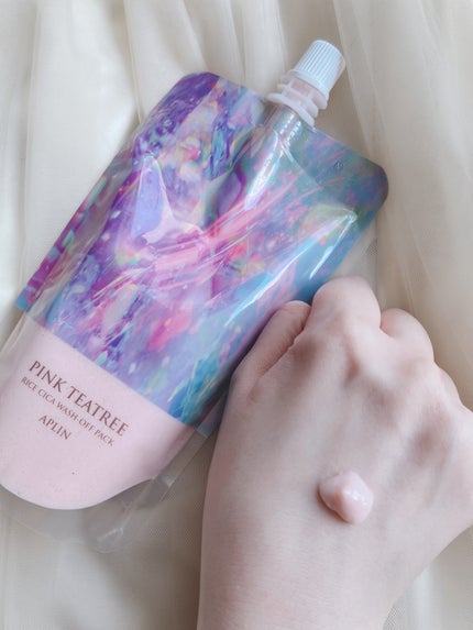 ピンクティーツリーライスシカウォッシュオフパック/APLIN/洗い流すパック・マスクを使ったクチコミ(3枚目)