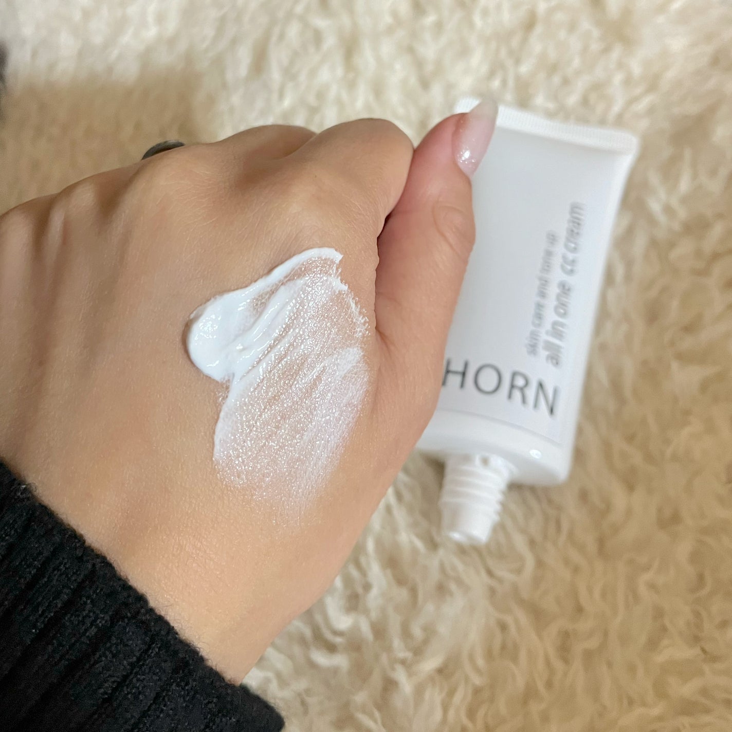 オールオインワンCCクリーム/HORN/化粧下地を使ったクチコミ(2枚目)